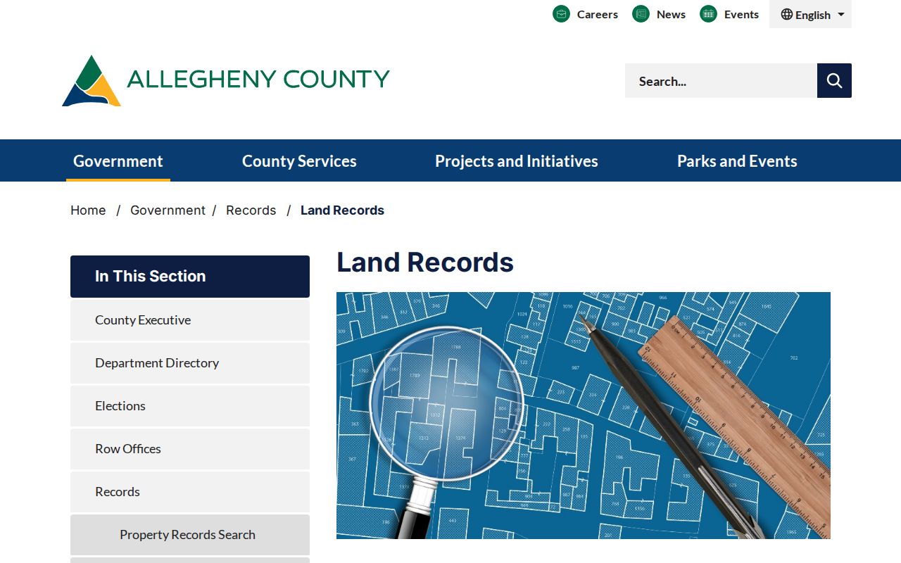 Ross Township previous residents research through the Allegheny County land-records page