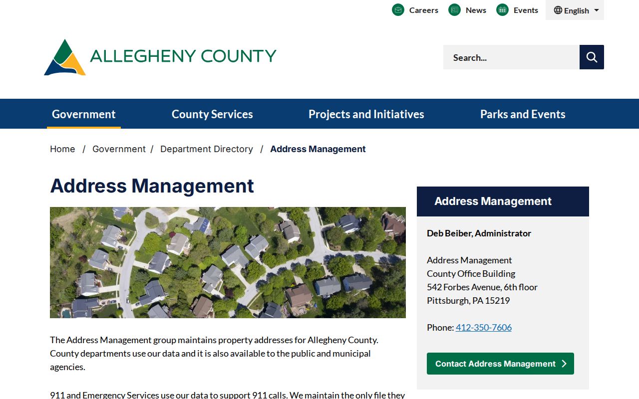 Ross Township street directory reference for Allegheny County address management and 911 address data